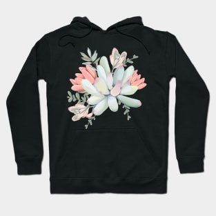 Succulent Flower Arrangement Hoodie